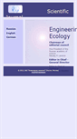 Mobile Screenshot of engineeringecology.de